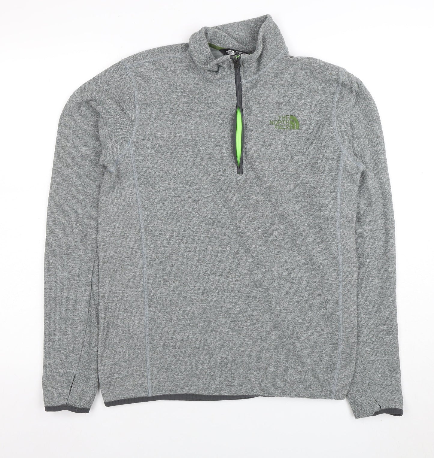 Mens UK Size S The North Face Grey 1/4 Zip Sweatshirt