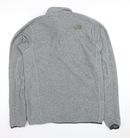 Mens UK Size S The North Face Grey 1/4 Zip Sweatshirt
