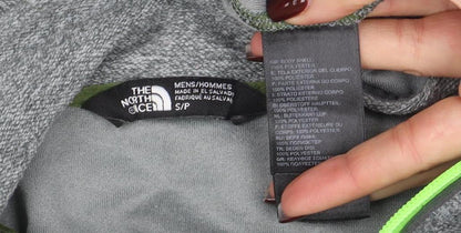 Mens UK Size S The North Face Grey 1/4 Zip Sweatshirt
