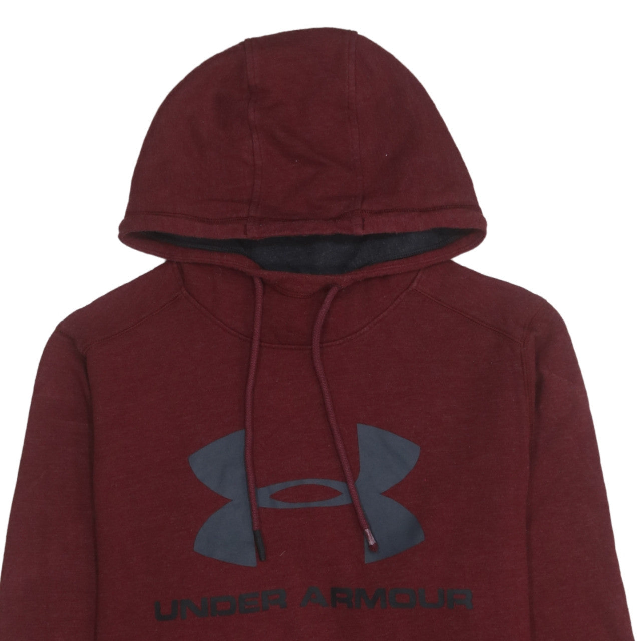 Mens UK Size M Under armour Red Pullover Hoodie