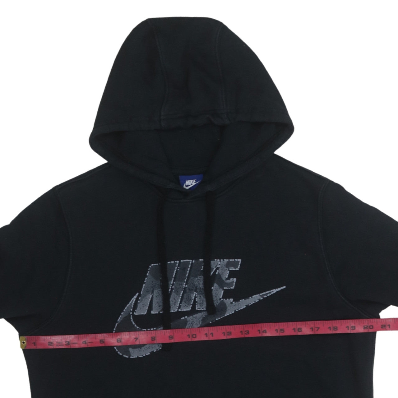 Mens UK Size M Nike Black Pullover Hoodie