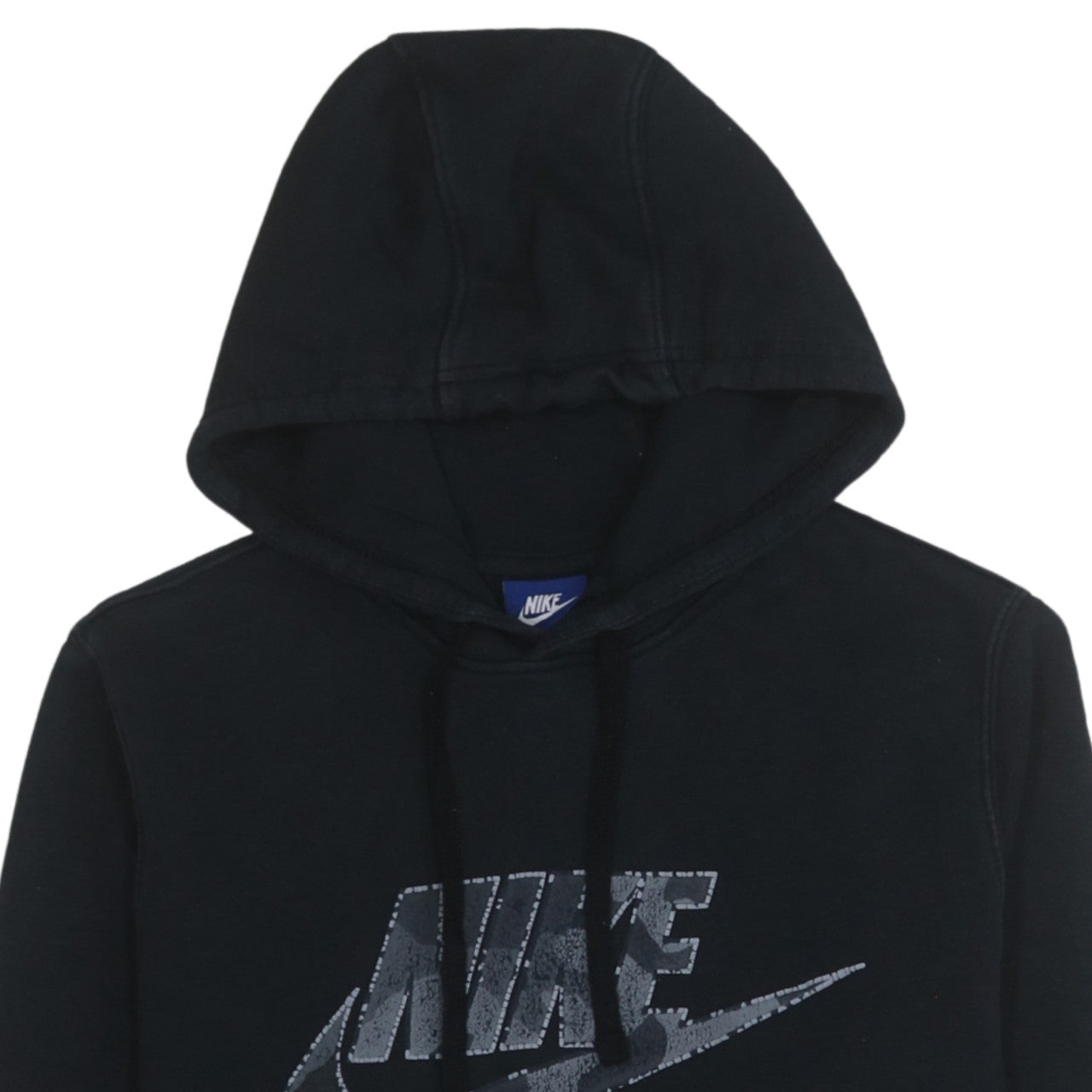 Mens UK Size M Nike Black Pullover Hoodie