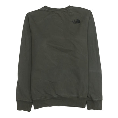 The North Face Boys Green XL Pullover Sweatshirt with Logo Graphic Print