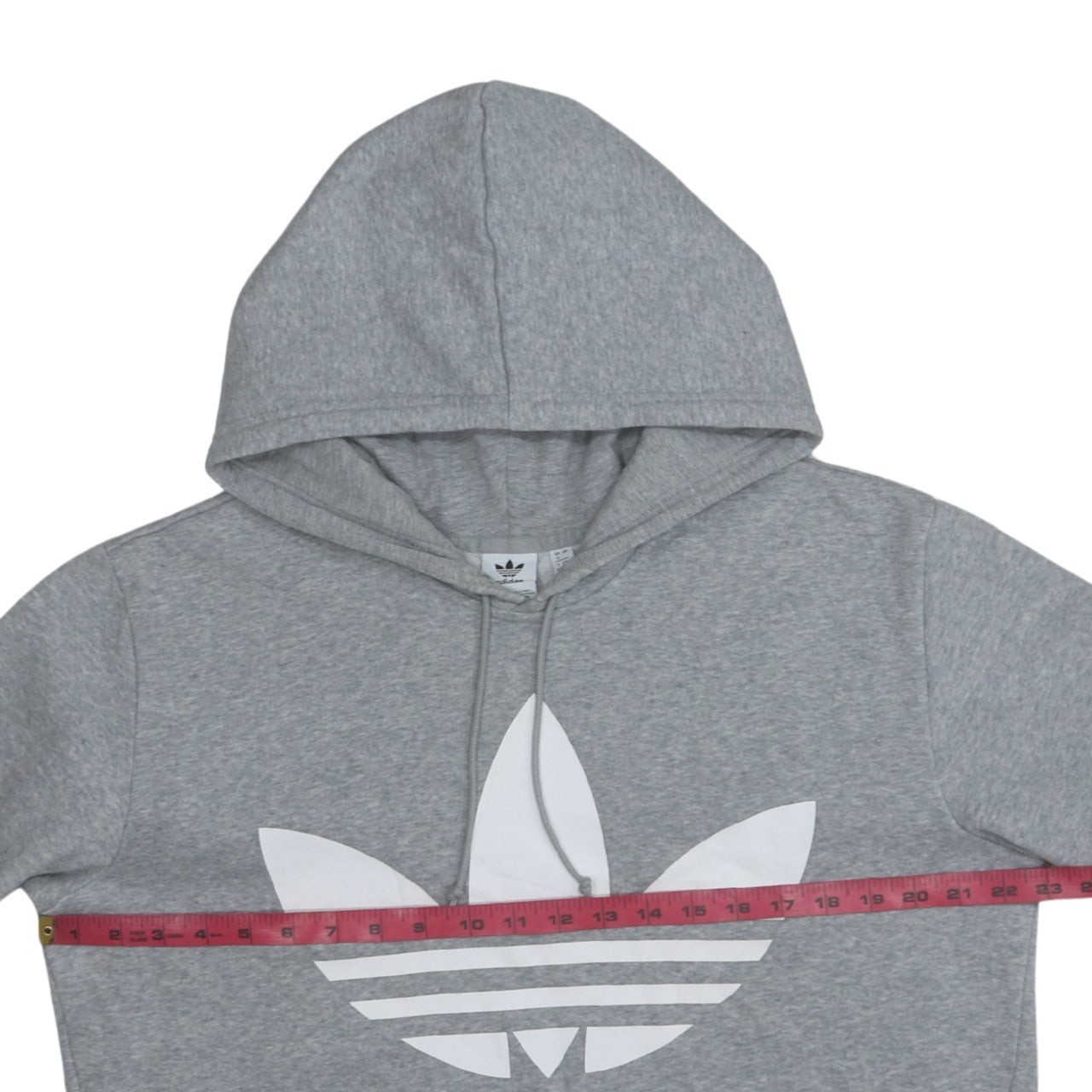 Womens UK Size 12 adidas Grey Pullover Hoodie