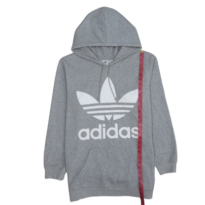 Womens UK Size 12 adidas Grey Pullover Hoodie