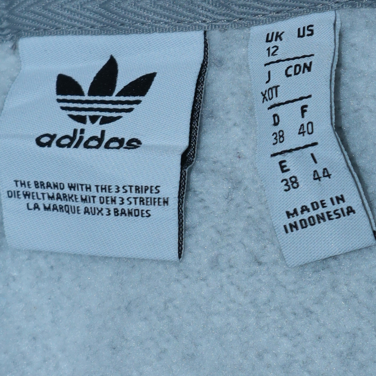 Womens UK Size 12 adidas Grey Pullover Hoodie