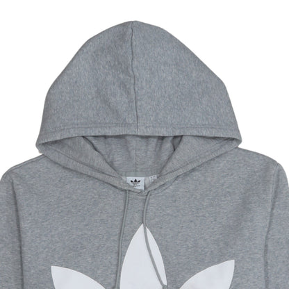 Womens UK Size 12 adidas Grey Pullover Hoodie