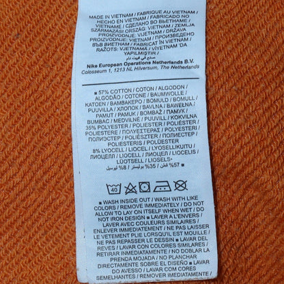 Mens UK Size S Nike Orange Pullover Sweatshirt