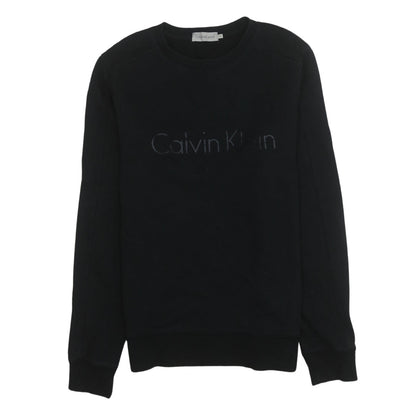 Mens UK Size M Calvin Klein Jeans Black Pullover Sweatshirt