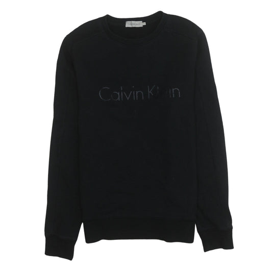 Mens UK Size M Calvin Klein Jeans Black Pullover Sweatshirt