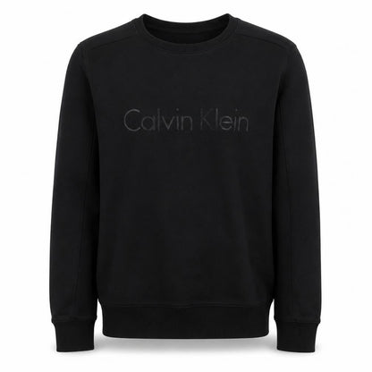 Mens UK Size M Calvin Klein Jeans Black Pullover Sweatshirt
