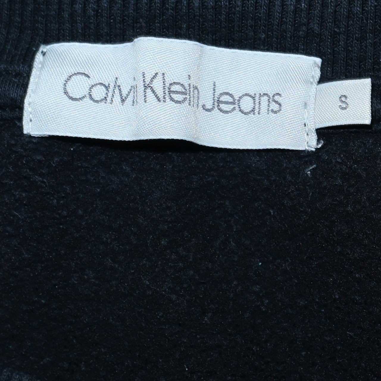 Mens UK Size M Calvin Klein Jeans Black Pullover Sweatshirt