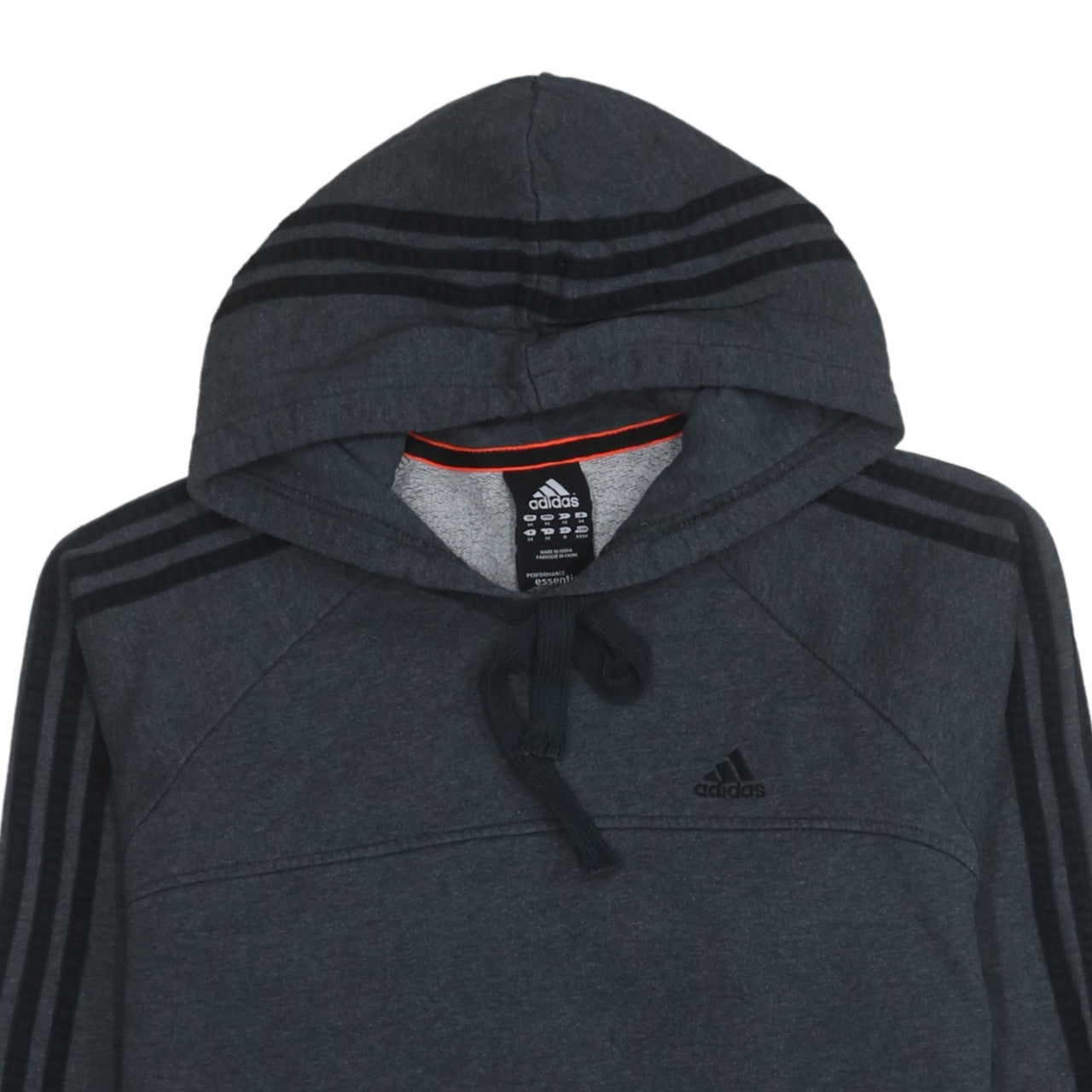 Mens UK Size M adidas Grey Pullover Hoodie