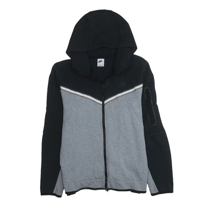 Mens UK Size L Nike Grey Full Zip Hoodie
