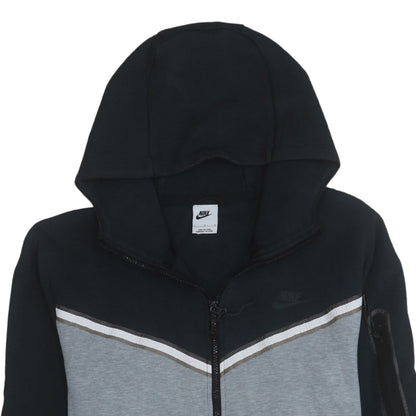 Mens UK Size L Nike Grey Full Zip Hoodie