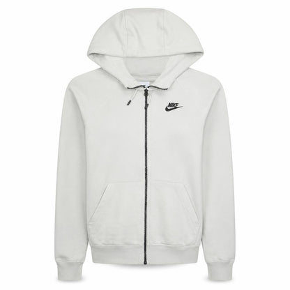 Womens UK Size XS Nike Beige Full Zip Hoodie