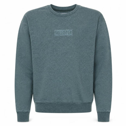 Mens UK Size XS Hollister Green Pullover Sweatshirt