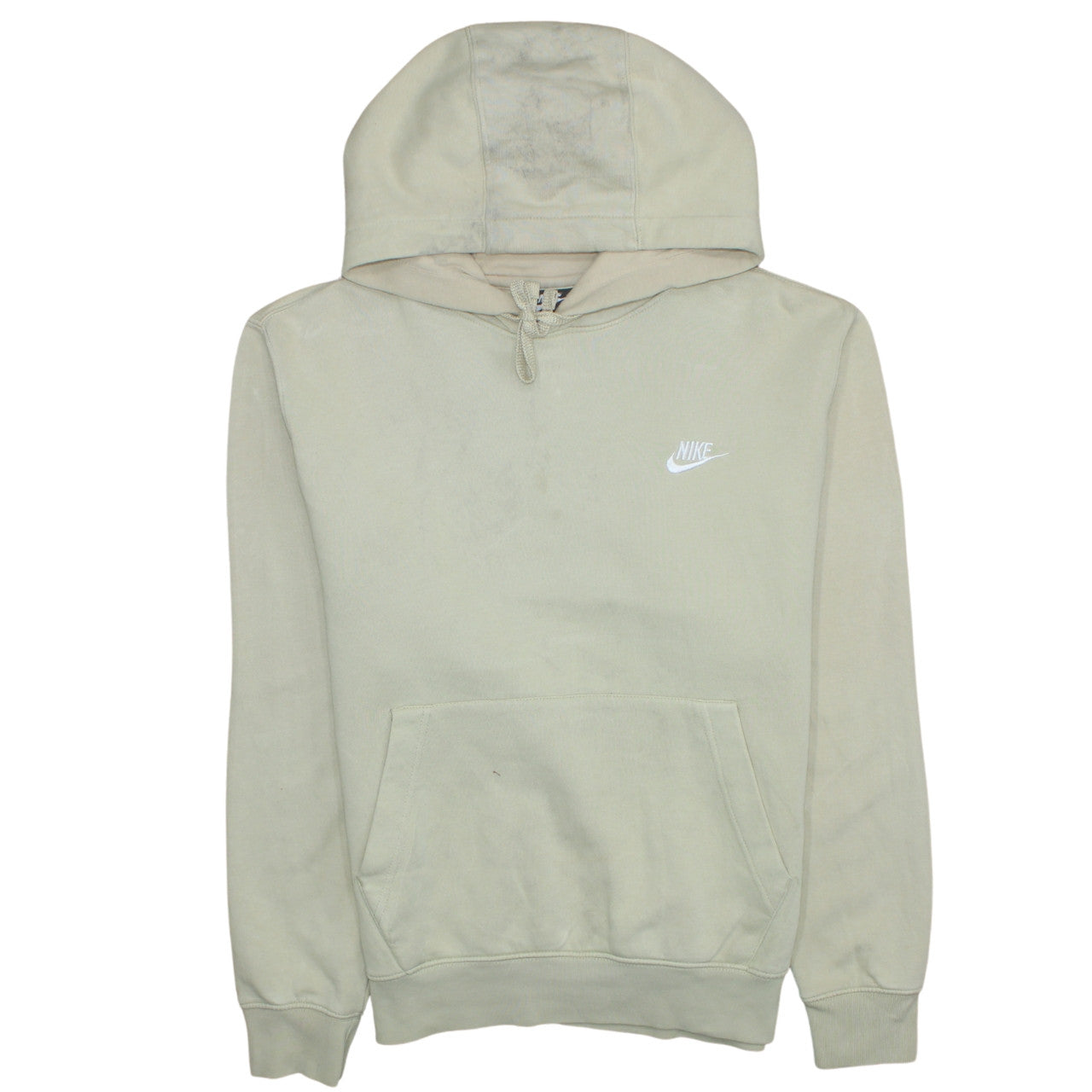 Womens UK Size S Nike Beige Pullover Hoodie
