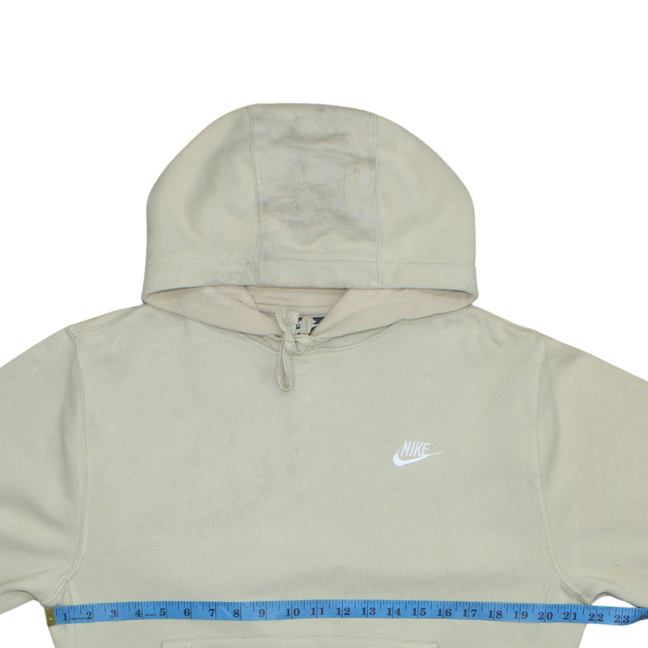 Womens UK Size S Nike Beige Pullover Hoodie