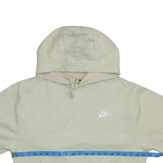 Womens UK Size S Nike Beige Pullover Hoodie