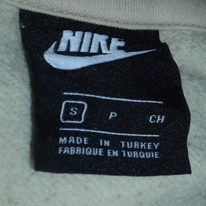 Womens UK Size S Nike Beige Pullover Hoodie