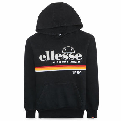 Mens UK Size S ellesse Black Pullover Hoodie