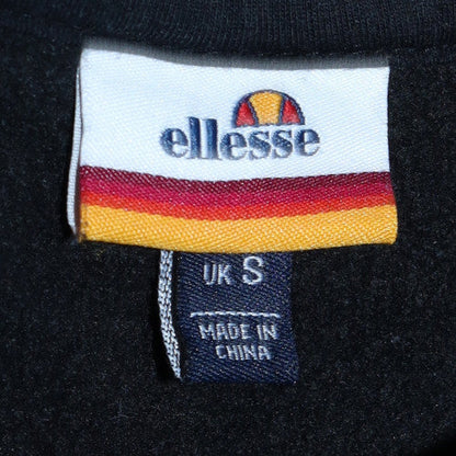 Mens UK Size S ellesse Black Pullover Hoodie