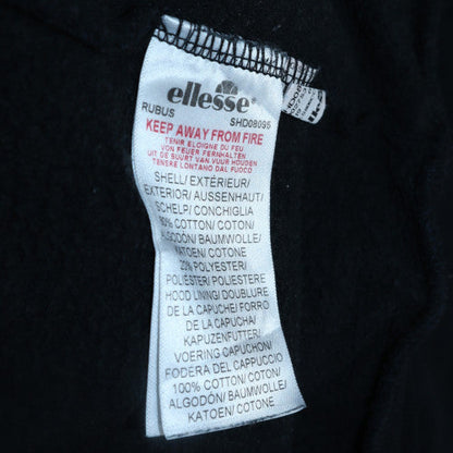 Mens UK Size S ellesse Black Pullover Hoodie