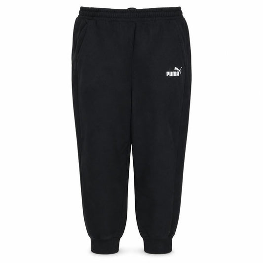 Puma Women's Black Jogger Sweatpants XL Fleece Elastic Waist