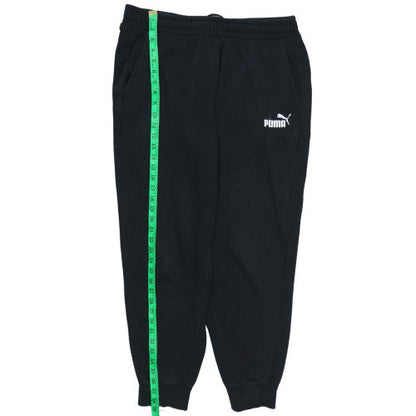 Puma Women's Black Jogger Sweatpants XL Fleece Elastic Waist