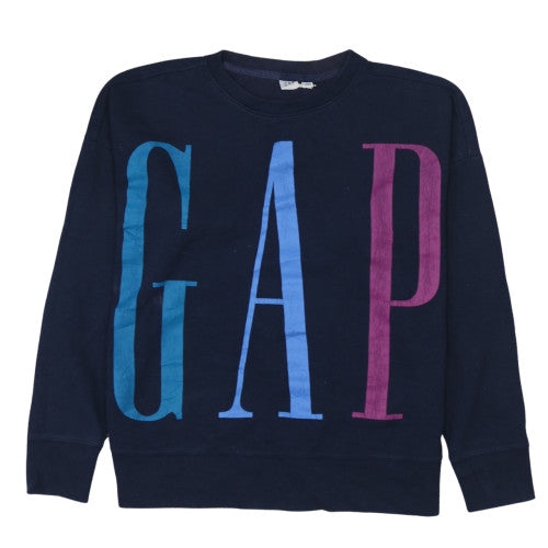 Womens UK Size XS Gap Blue Pullover Sweatshirt