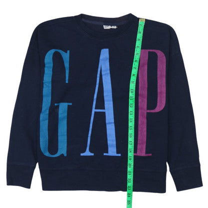Womens UK Size XS Gap Blue Pullover Sweatshirt
