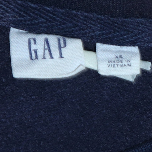 Womens UK Size XS Gap Blue Pullover Sweatshirt