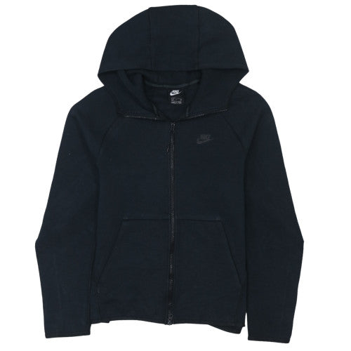 Womens UK Size S Nike Black Full Zip Hoodie