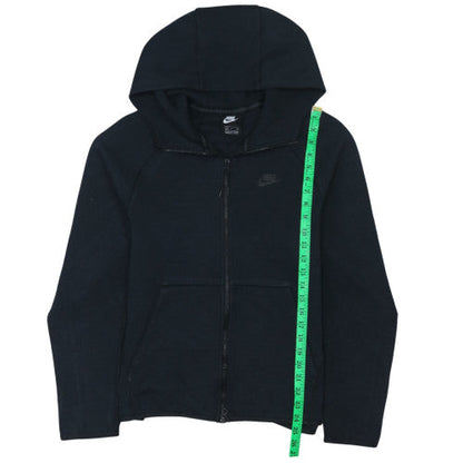 Womens UK Size S Nike Black Full Zip Hoodie