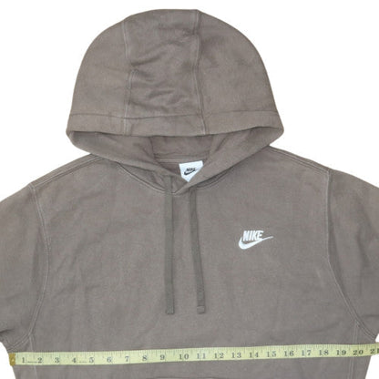 Mens UK Size S Nike Brown Pullover Hoodie