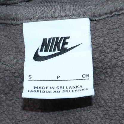 Mens UK Size S Nike Brown Pullover Hoodie