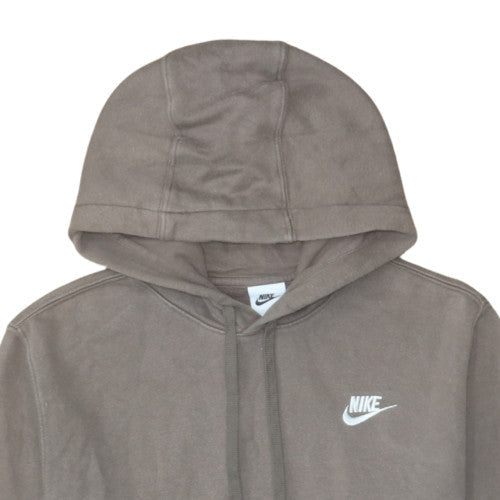 Mens UK Size S Nike Brown Pullover Hoodie