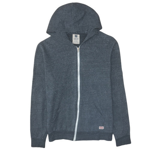 Mens UK Size XL Levi's Grey Full Zip Hoodie