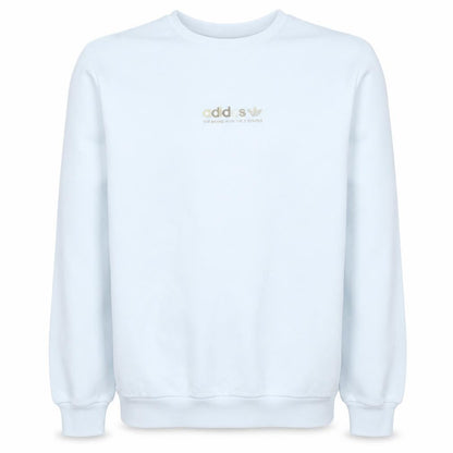 Mens UK Size M adidas White Pullover Sweatshirt