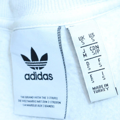 Mens UK Size M adidas White Pullover Sweatshirt