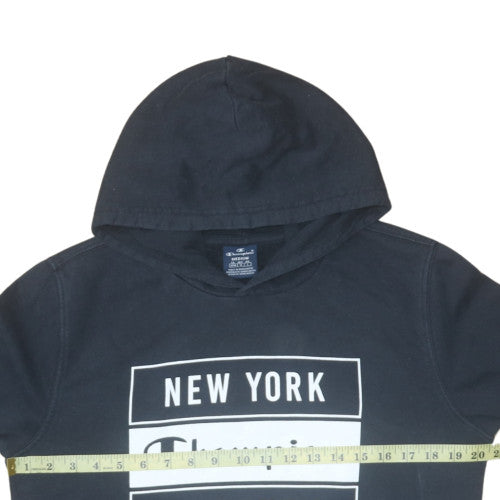 Mens UK Size M Champion Black Pullover Hoodie