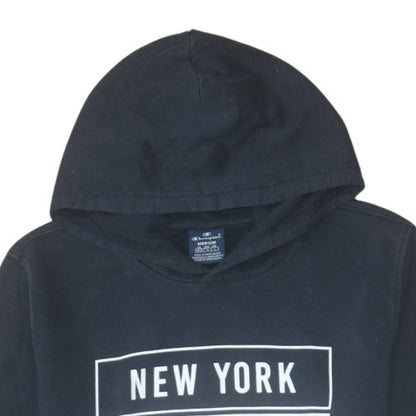 Mens UK Size M Champion Black Pullover Hoodie