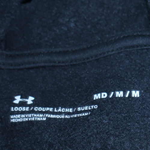 Mens UK Size M Under armour Black Pullover Hoodie
