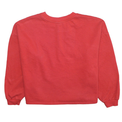 Womens UK Size L George Red Pullover Sweatshirt