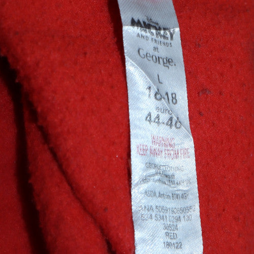 Womens UK Size L George Red Pullover Sweatshirt