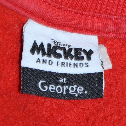 Womens UK Size L George Red Pullover Sweatshirt