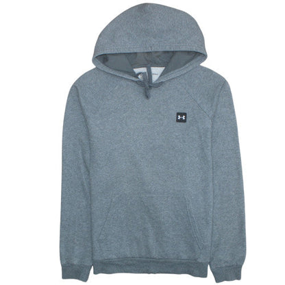 Mens UK Size L Under armour Grey Pullover Hoodie