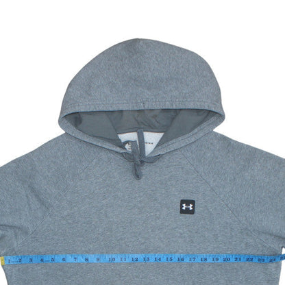 Mens UK Size L Under armour Grey Pullover Hoodie