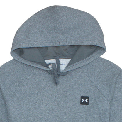 Mens UK Size L Under armour Grey Pullover Hoodie